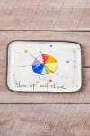 Show Up and Shine Rectangle Plate 