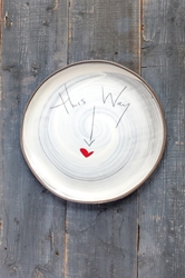 This Way Round Plate (Small/Large) 