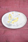 Trust the Process Oval Tray 