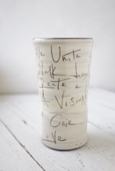 Union Poem Round Vase 