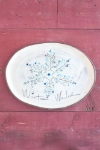 Winter Wonder Oval Tray  