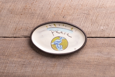 World Peace Mini Oval Tray 