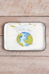 World Peace Rectangle Plate 